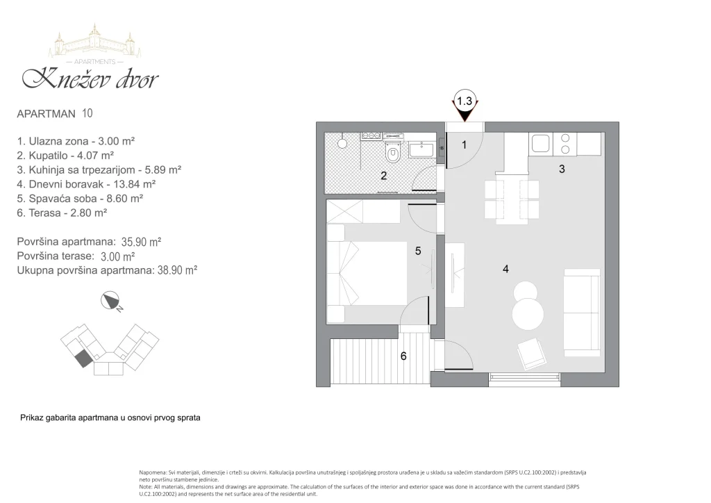 Nacrt apartmana 10