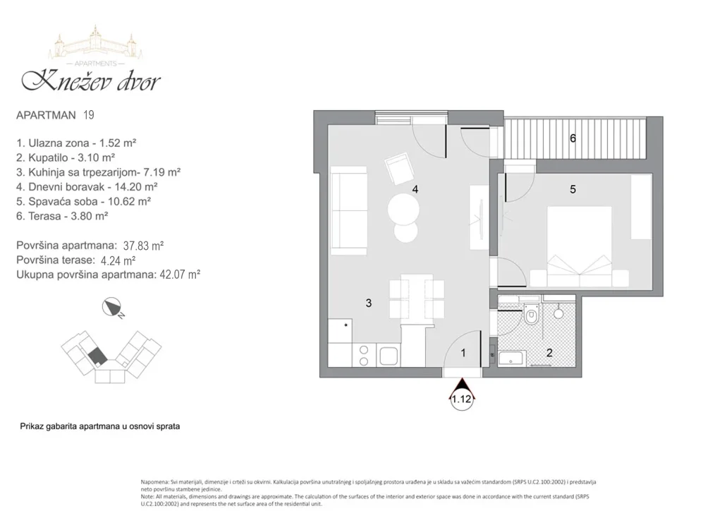 Nacrt apartmana 19