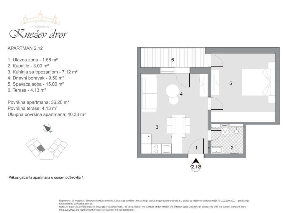 Nacrt apartmana 32