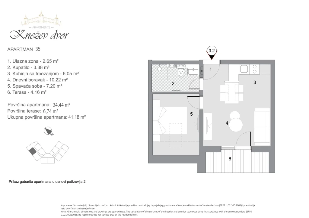 Nacrt apartmana 35