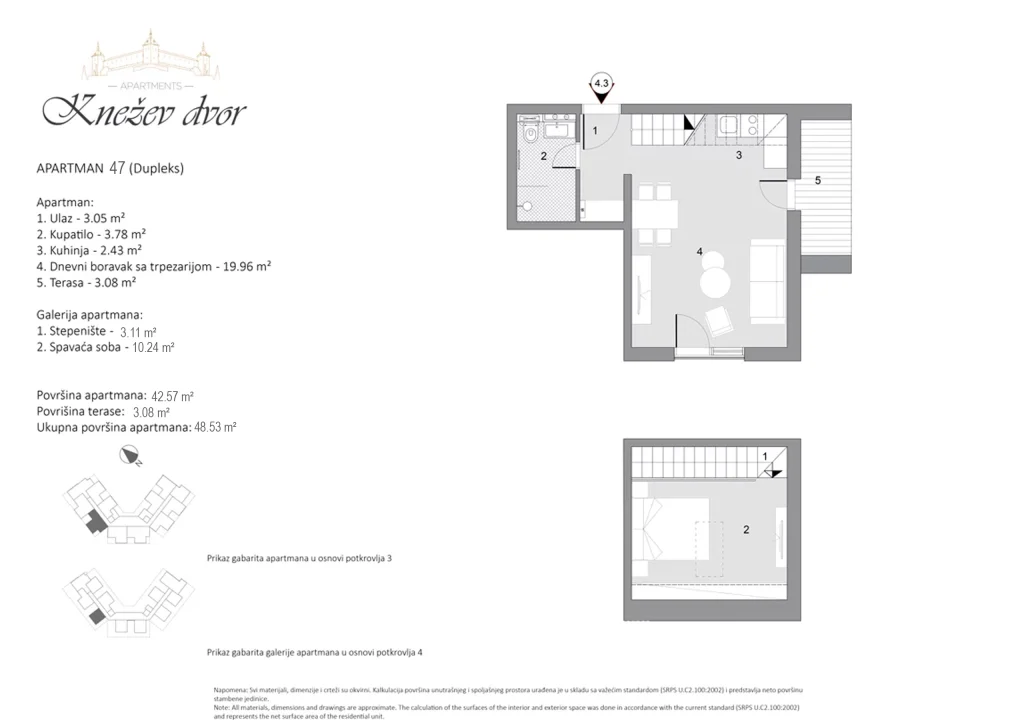 Nacrt apartmana 47