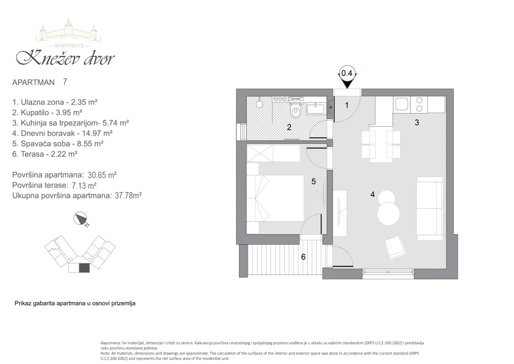 Nacrt apartmana 7